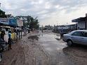 The streets of Kinkole during rainy season